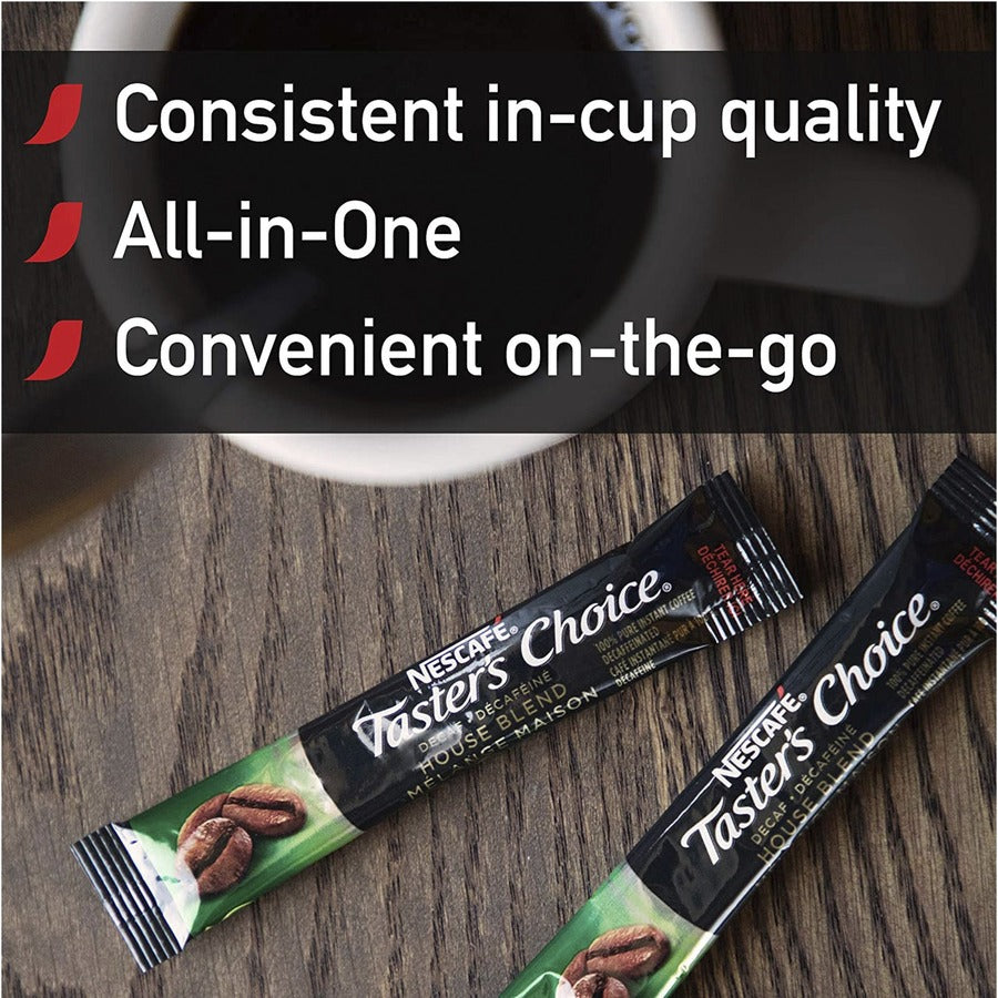 Nescafe Taster's Choice Packet Decaf House Blend Instant Coffee