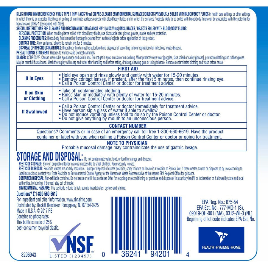 Professional Lysol Heavy-Duty Disinfectant Bathroom Cleaner