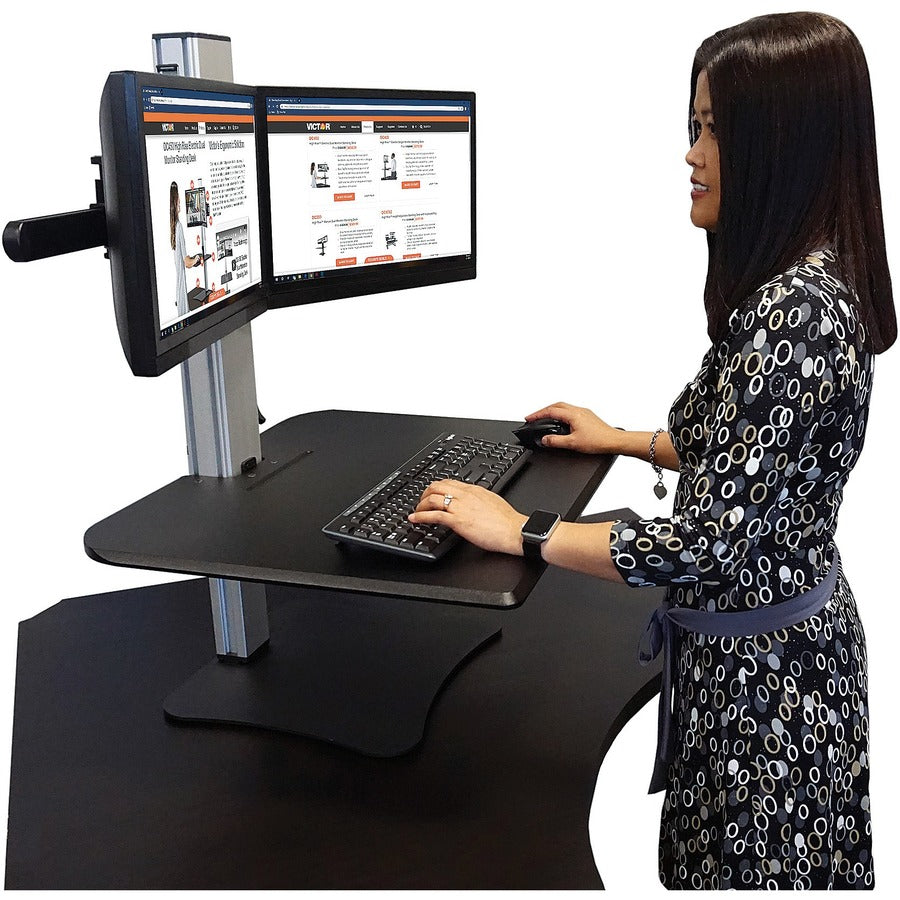 Victor DC350 Dual Monitor Sit-Stand Desk Converter