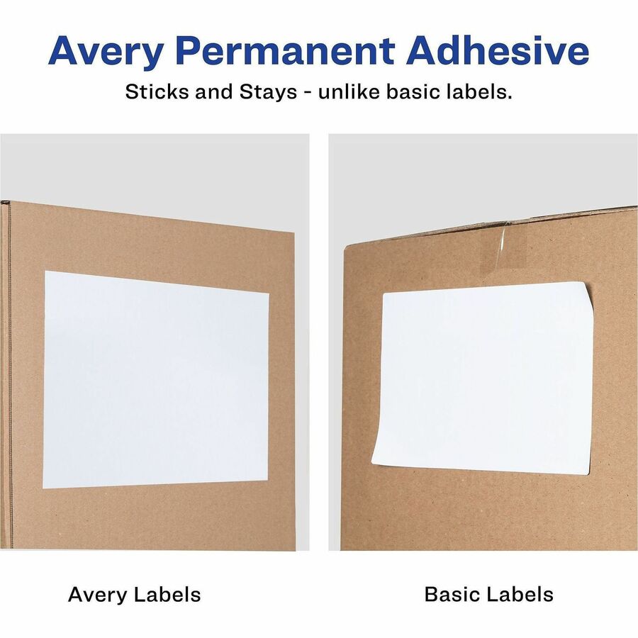 Avery® Printable Shipping Labels, 5.5" x 8.5" , 200 Labels (8426)