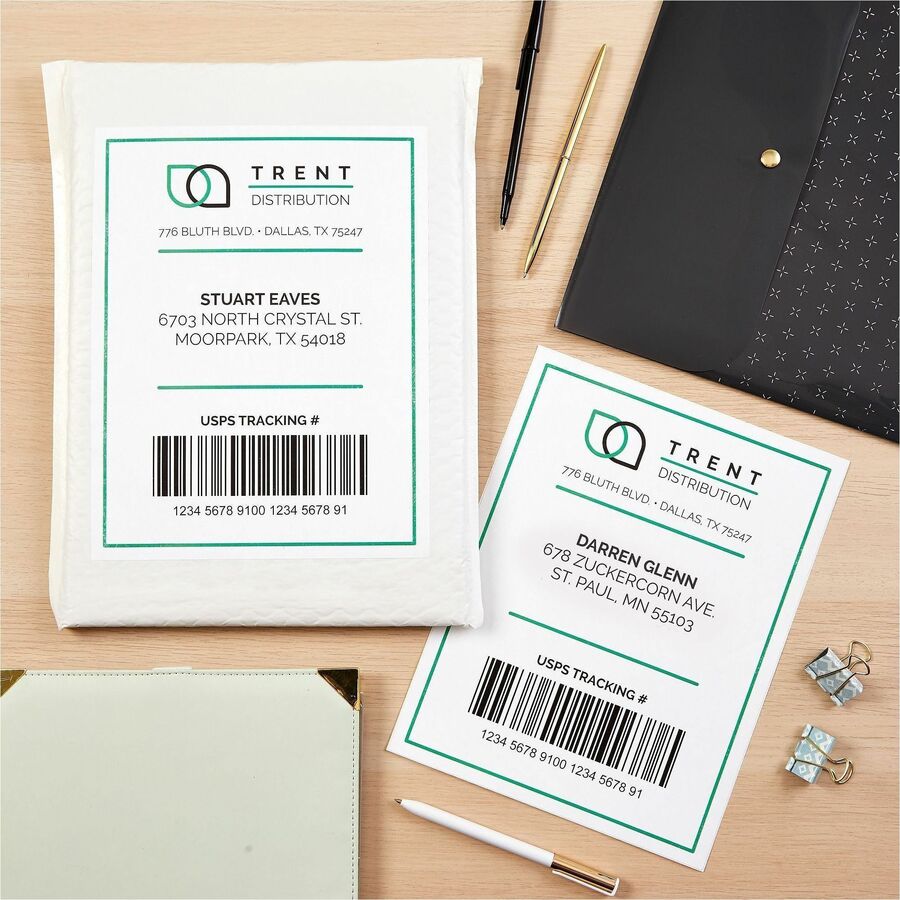 Avery® Printable Shipping Labels, 5.5" x 8.5" , 200 Labels (8426)