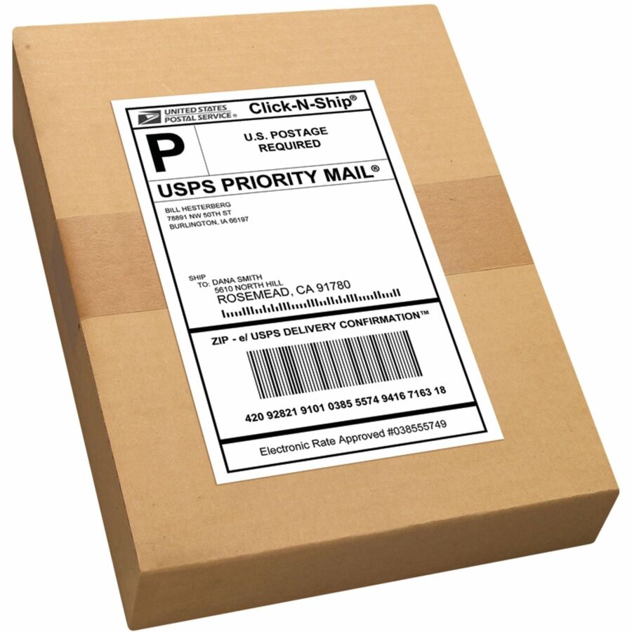 Avery® Printable Shipping Labels, 5.5" x 8.5" , 200 Labels (8426)