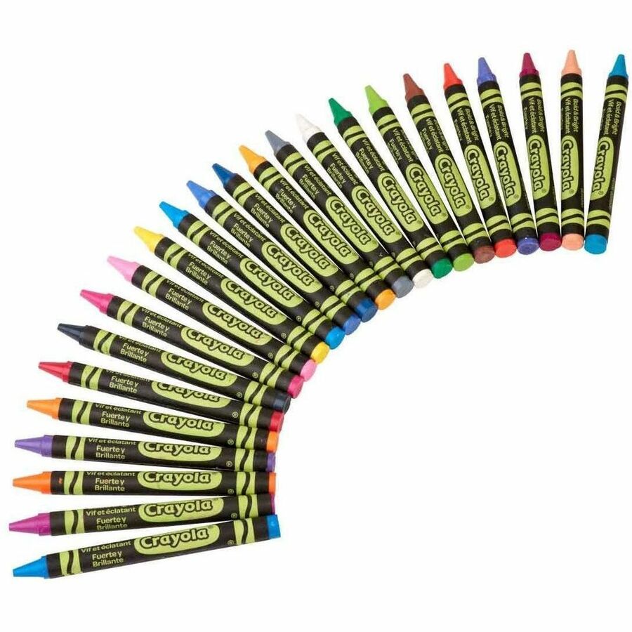 Crayola Bold & Bright Construction Paper Crayons, 24 Count