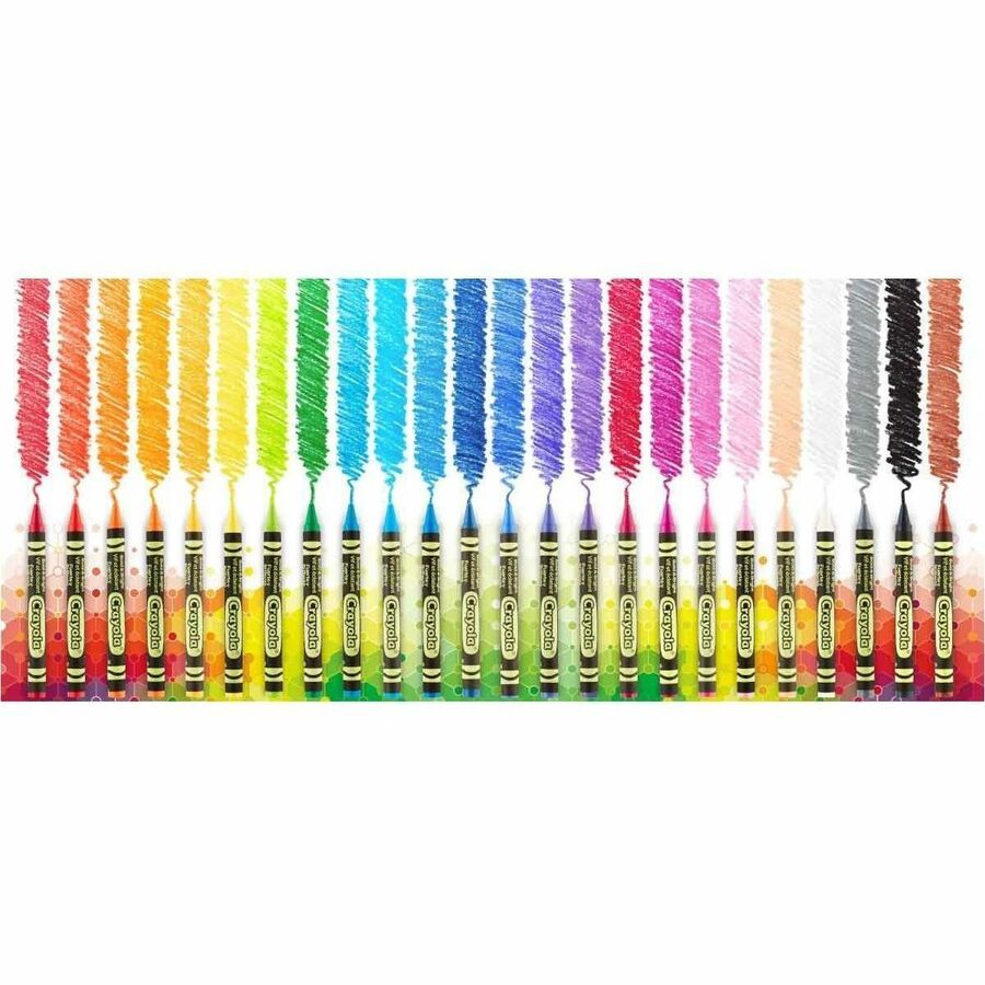 Crayola Bold & Bright Construction Paper Crayons, 24 Count