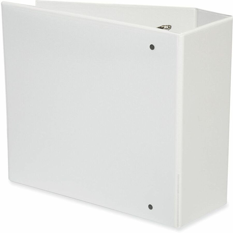 Universal Slant D-Ring View Binder, 3 Rings, 4" Capacity, 11 x 8.5, White