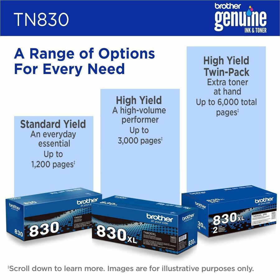 Brother Original Standard Yield Laser Toner Cartridge - Black - 1 Each