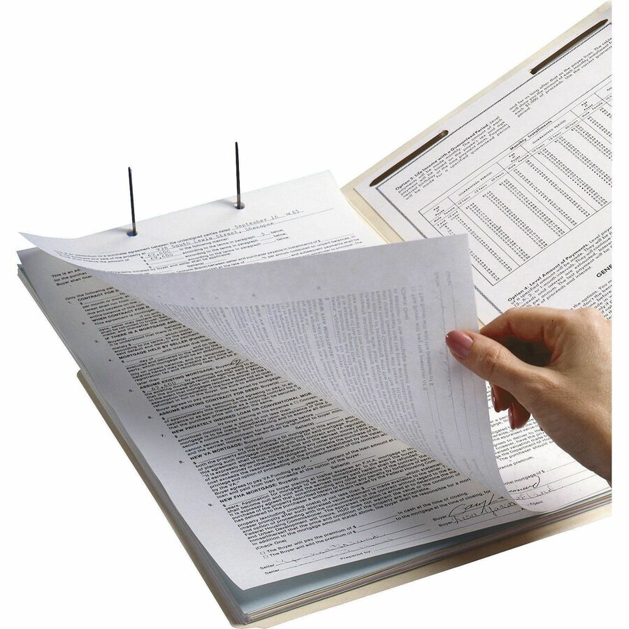 Smead Straight Tab Cut Legal Recycled Fastener Folder