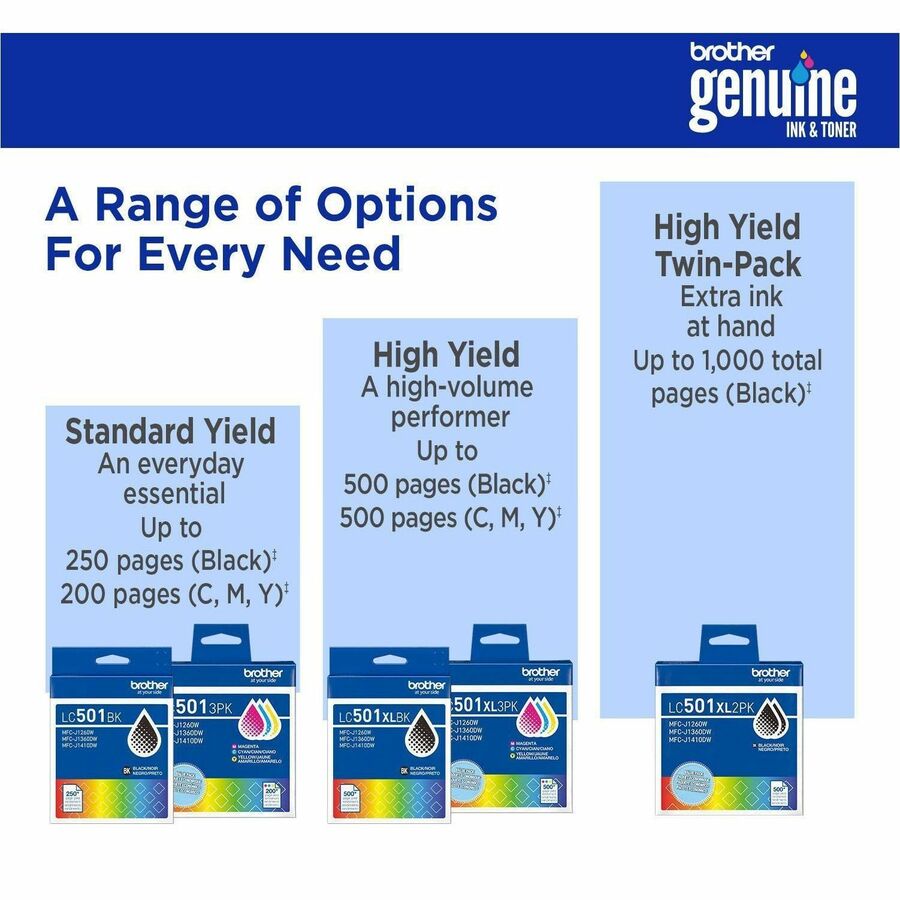 Brother Original High (XL) Yield Inkjet Ink Cartridge - Black - 1 Each