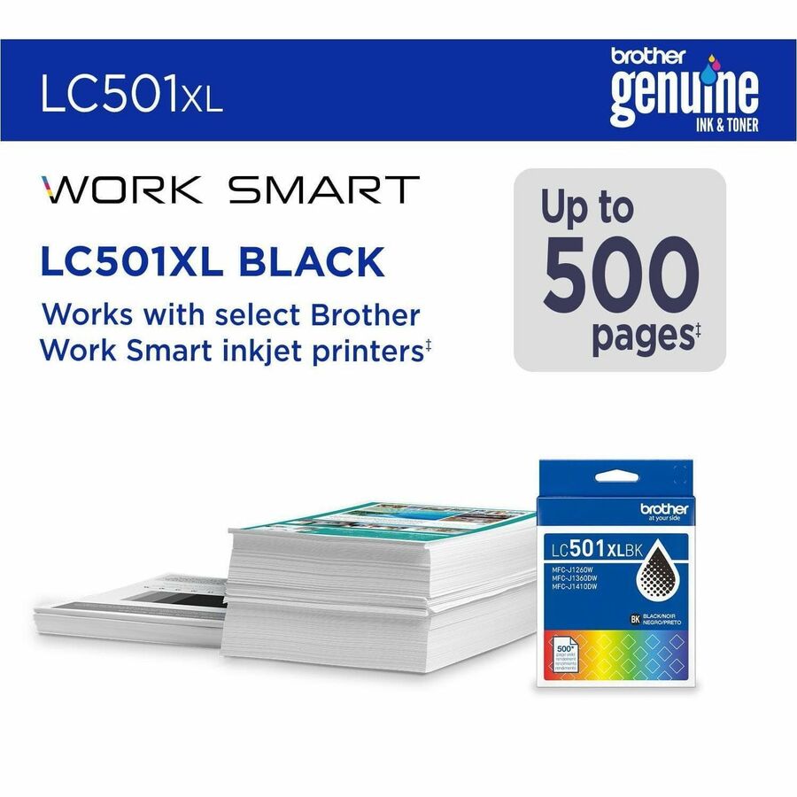 Brother Original High (XL) Yield Inkjet Ink Cartridge - Black - 1 Each