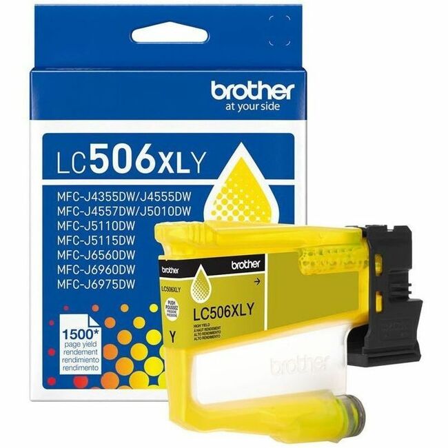 Brother LC506XLYS Original High Yield Inkjet Ink Cartridge - Yellow - 1 Each