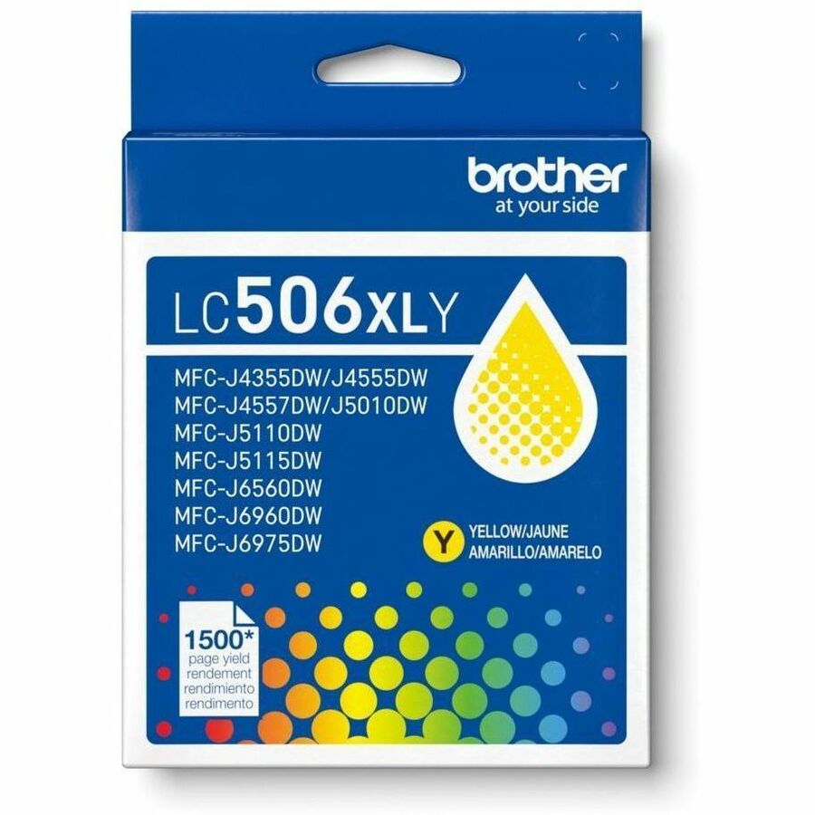 Brother LC506XLYS Original High Yield Inkjet Ink Cartridge - Yellow - 1 Each