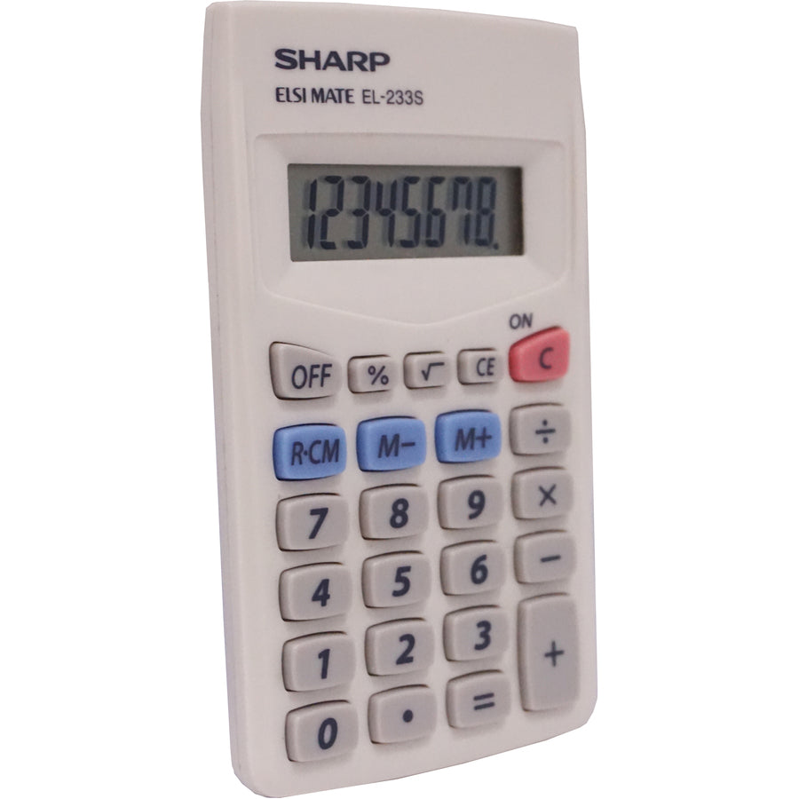 SHARP® EL-233SB 8-Digit Pocket Calculator