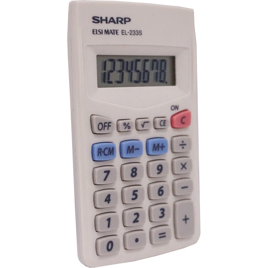 SHARP® EL-233SB 8-Digit Pocket Calculator