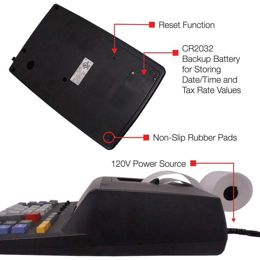 SHARP® EL-2196BL 12-Digit Printing Calculator