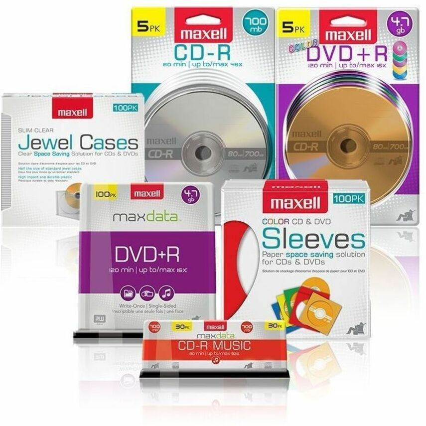 Maxell DVD Recordable Media - DVD-R - 16x - 4.70 GB - 1 Pack