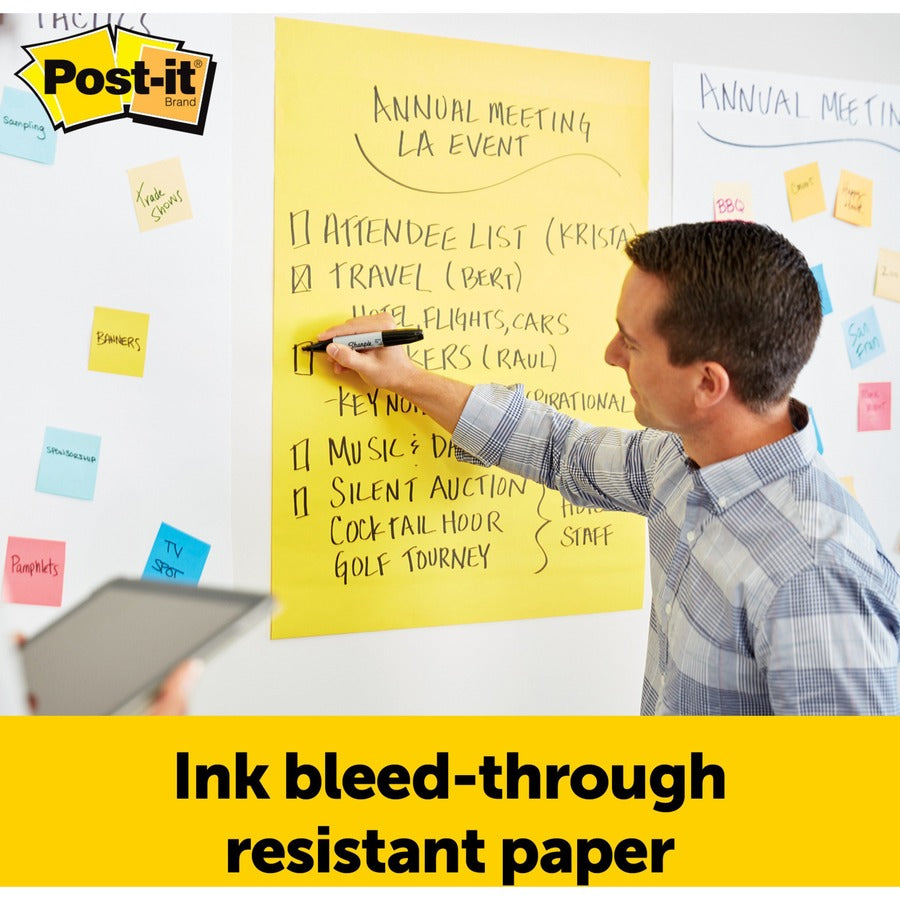 Post-it® Self-Stick Easel Pads with Faint Rule