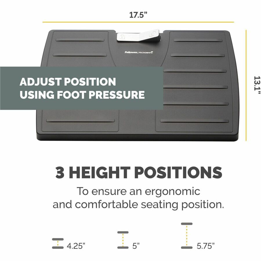 Fellowes Office Suites Adjustable Footrest