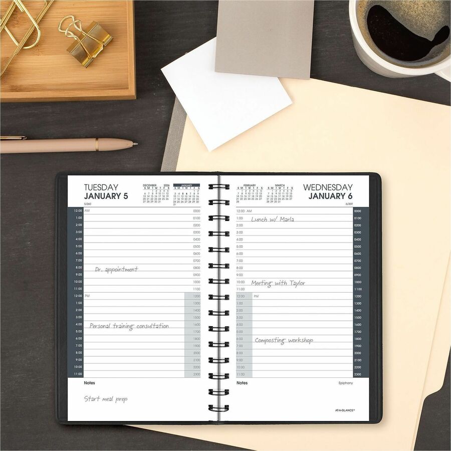 At-A-Glance 24-HourAppointment Book Planner