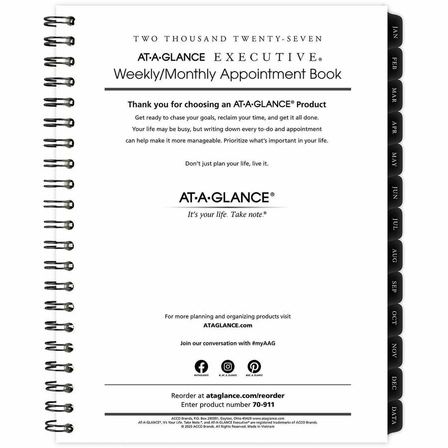 At-A-Glance Executive Refill for 70-NX81