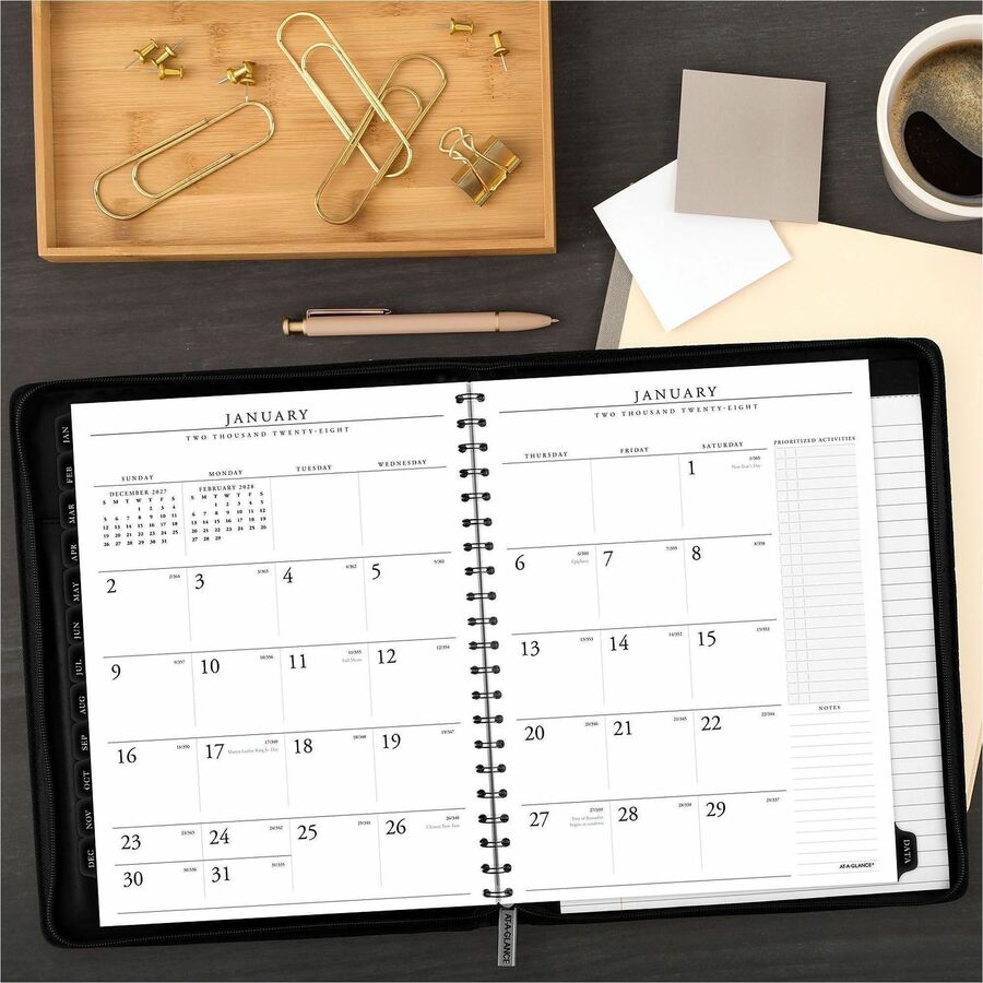 At-A-Glance Executive Appointment Book with Zipper