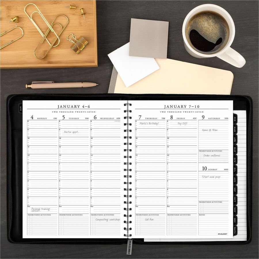 At-A-Glance Executive Appointment Book with Zipper