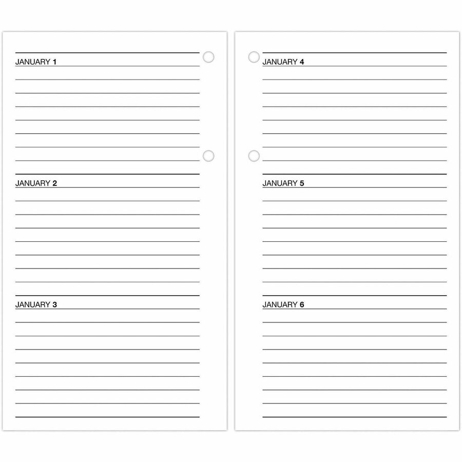 At-A-Glance Loose-Leaf Desk Calendar Refill
