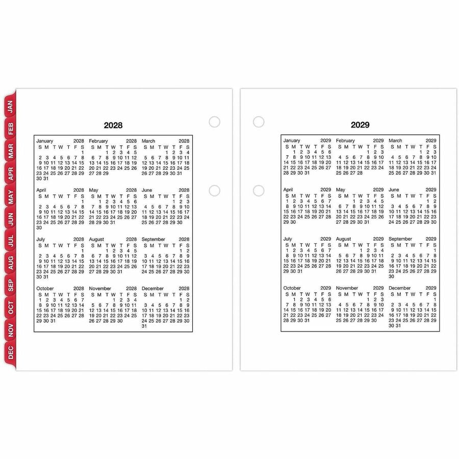 At-A-Glance Loose-Leaf Desk Calendar Refill