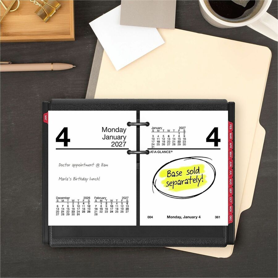 At-A-Glance Loose-Leaf Desk Calendar Refill