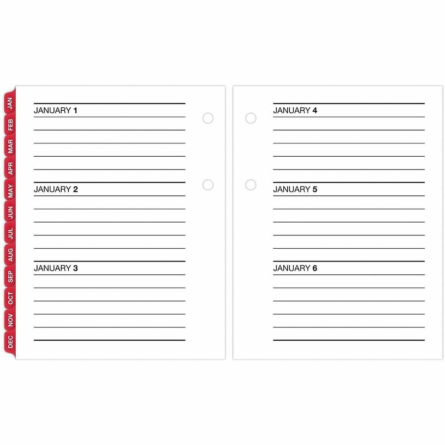At-A-Glance Loose-Leaf Desk Calendar Refill