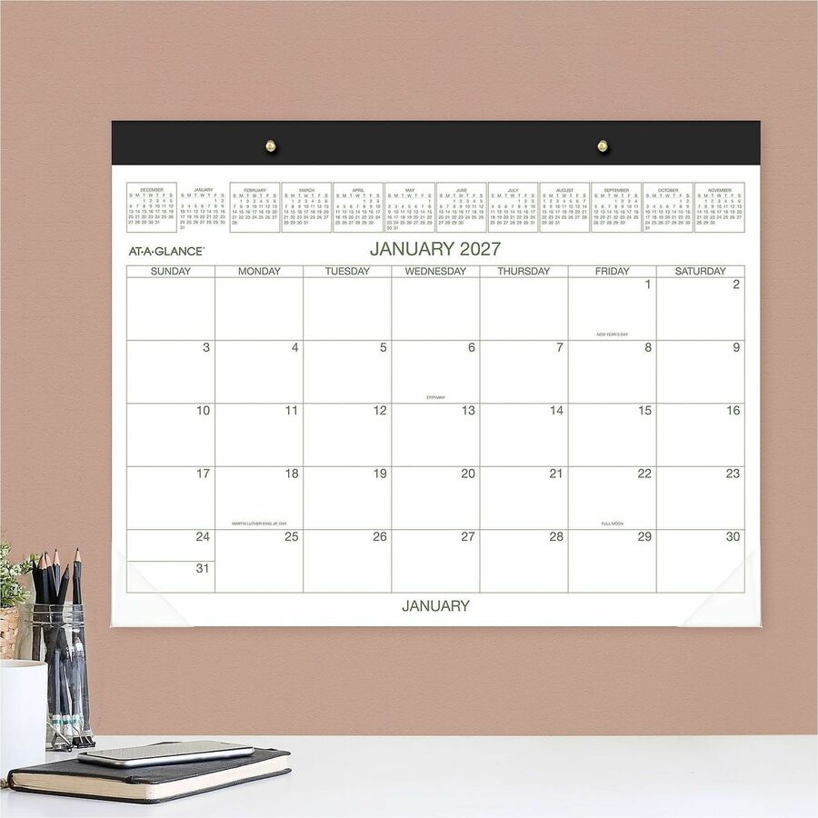 At-A-Glance 2-Color Desk Pad