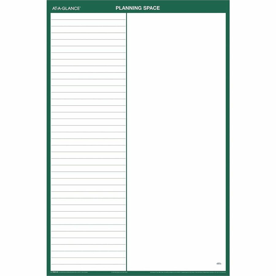 At-A-Glance Vertical Reversible Erasable Wall Calendar
