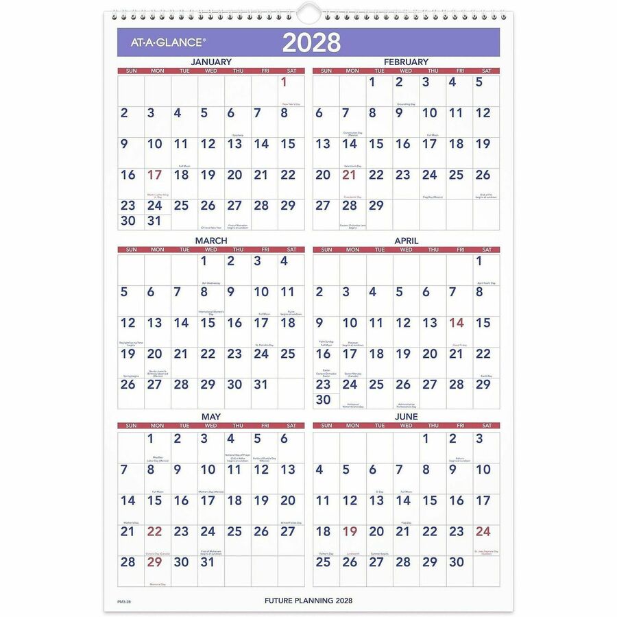 At-A-Glance Wall Calendar