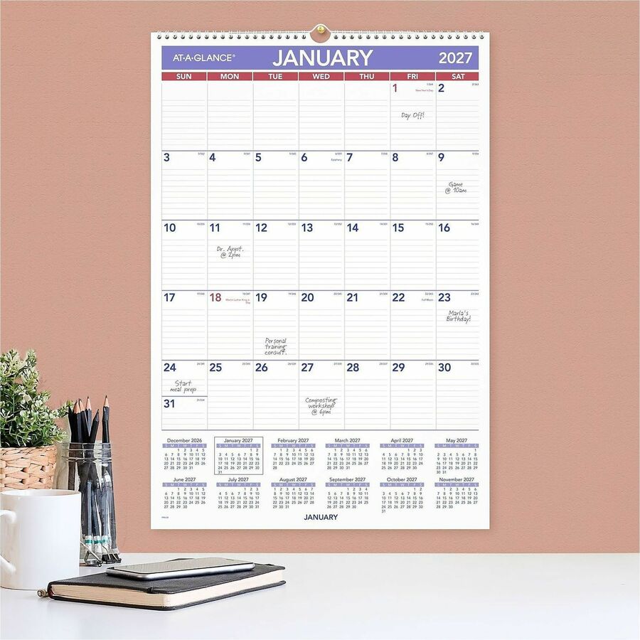 At-A-Glance Wall Calendar