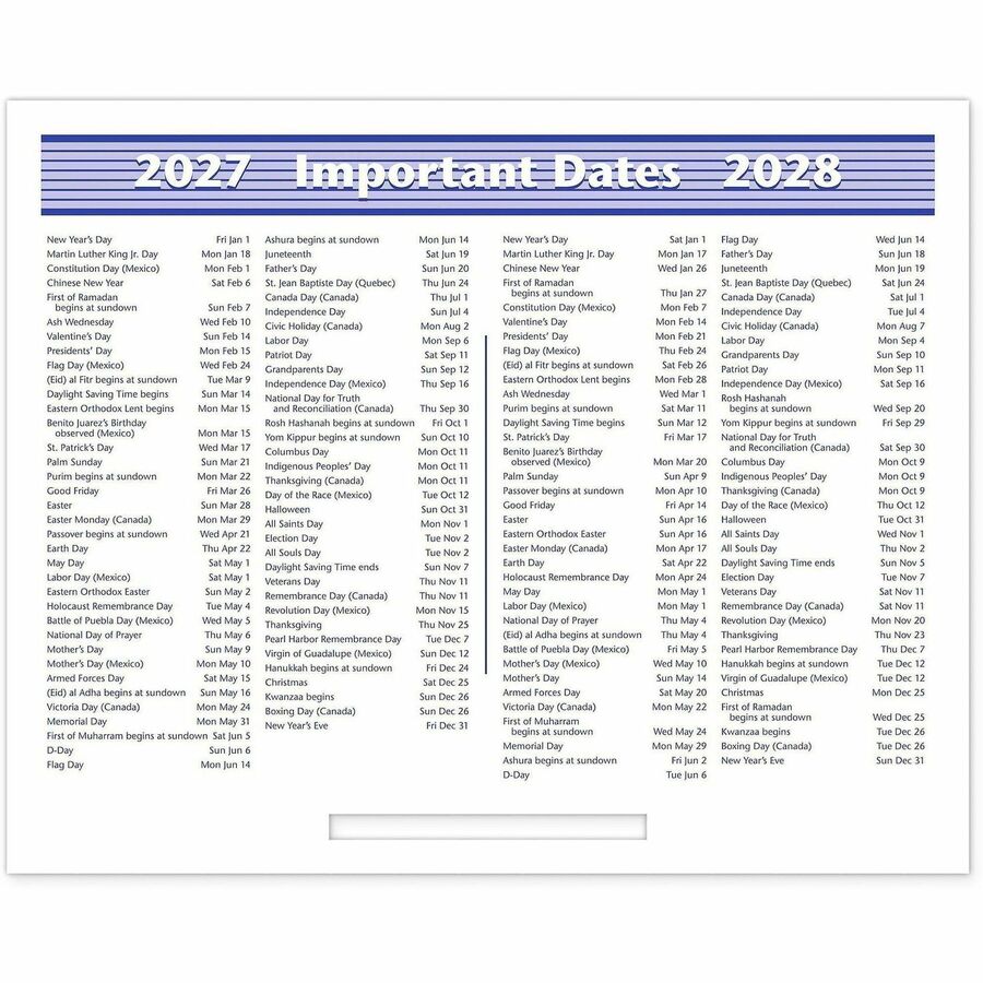 At-A-Glance Flip-A-Week Desk Calendar Refill