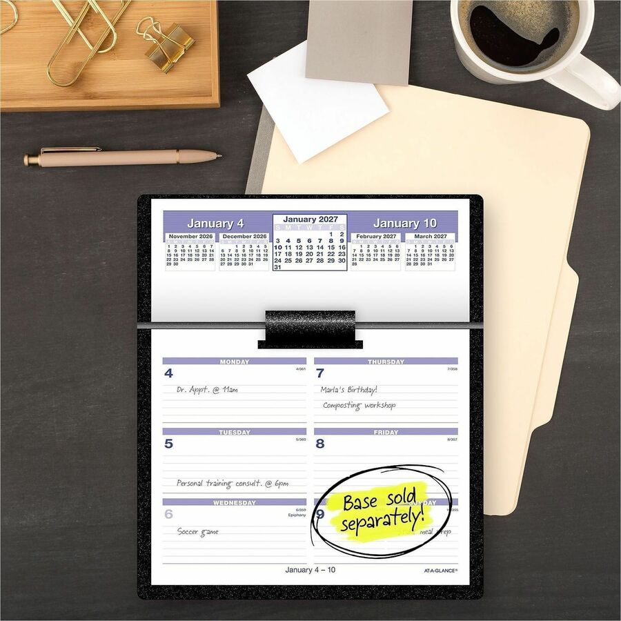 At-A-Glance Flip-A-Week Desk Calendar Refill