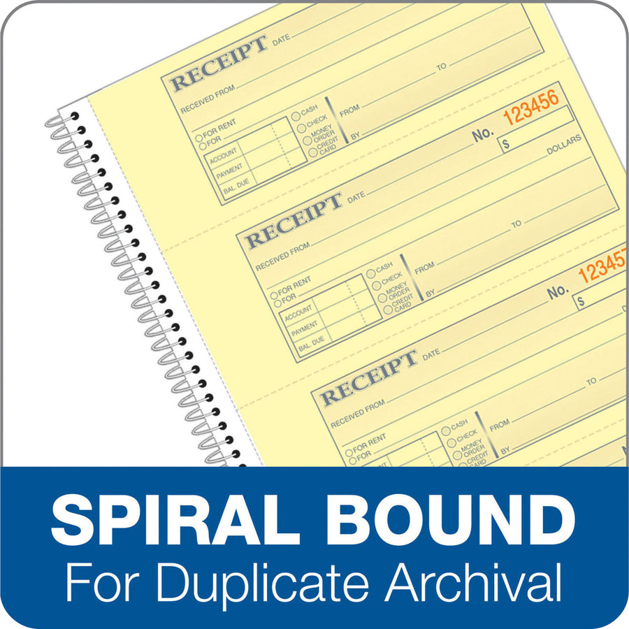 Adams Spiral 2-part Money/Rent Receipt Book