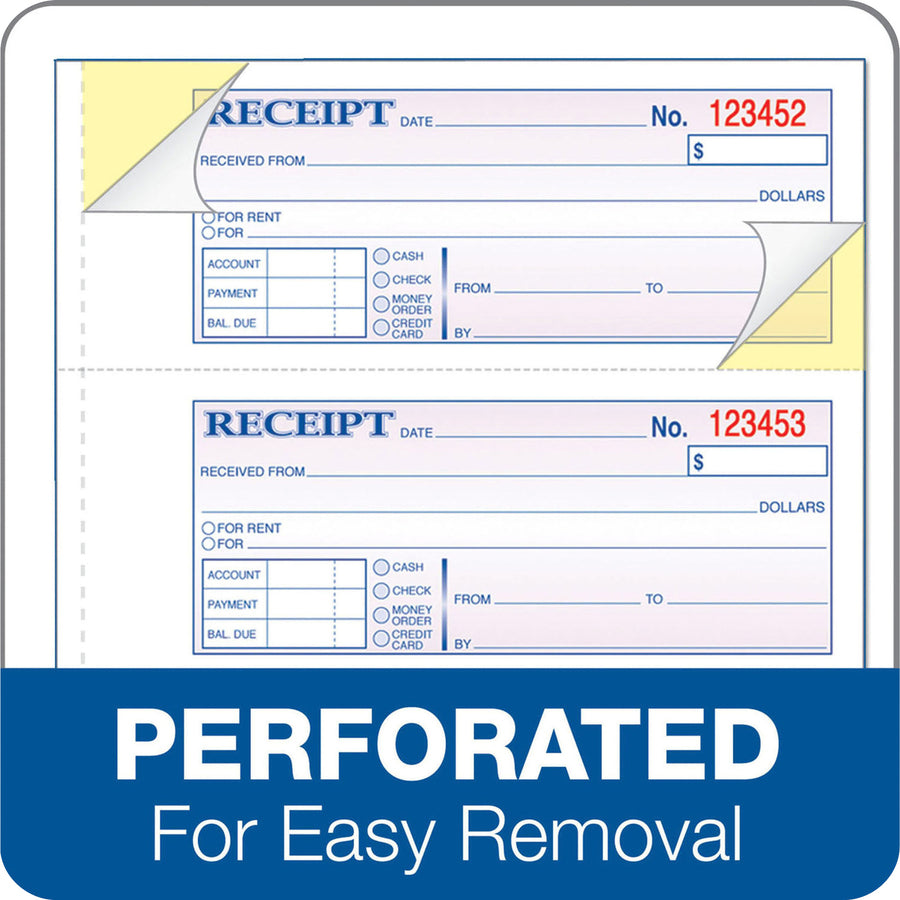 Adams Tapebound 3-part Money Receipt Book