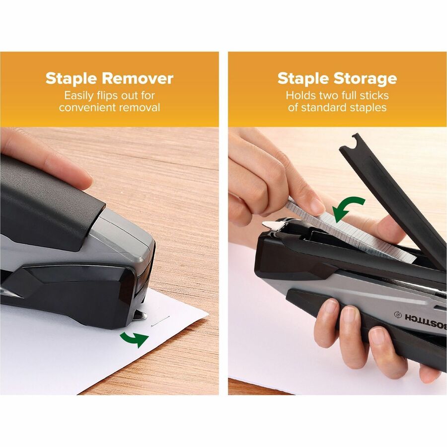 Bostitch InPower Spring-Powered Antimicrobial Desktop Stapler