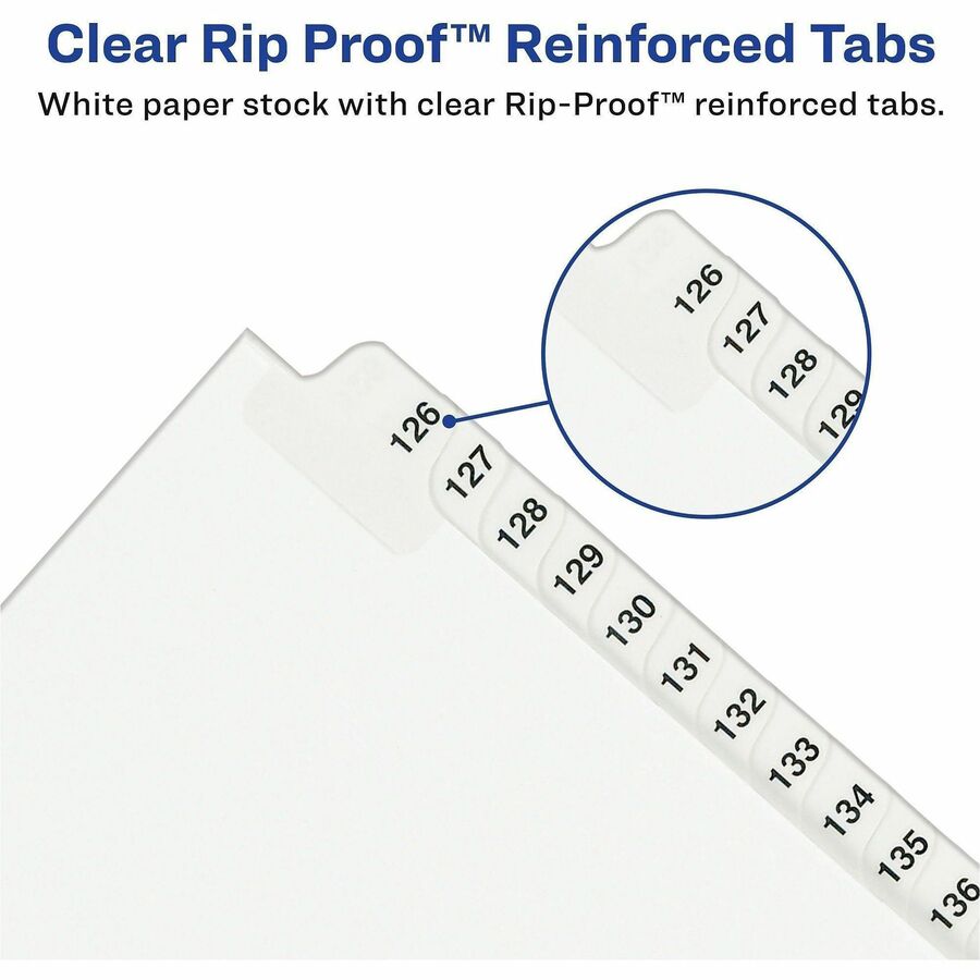 Avery® Standard Collated Legal Exhibit Divider Sets - Avery Style