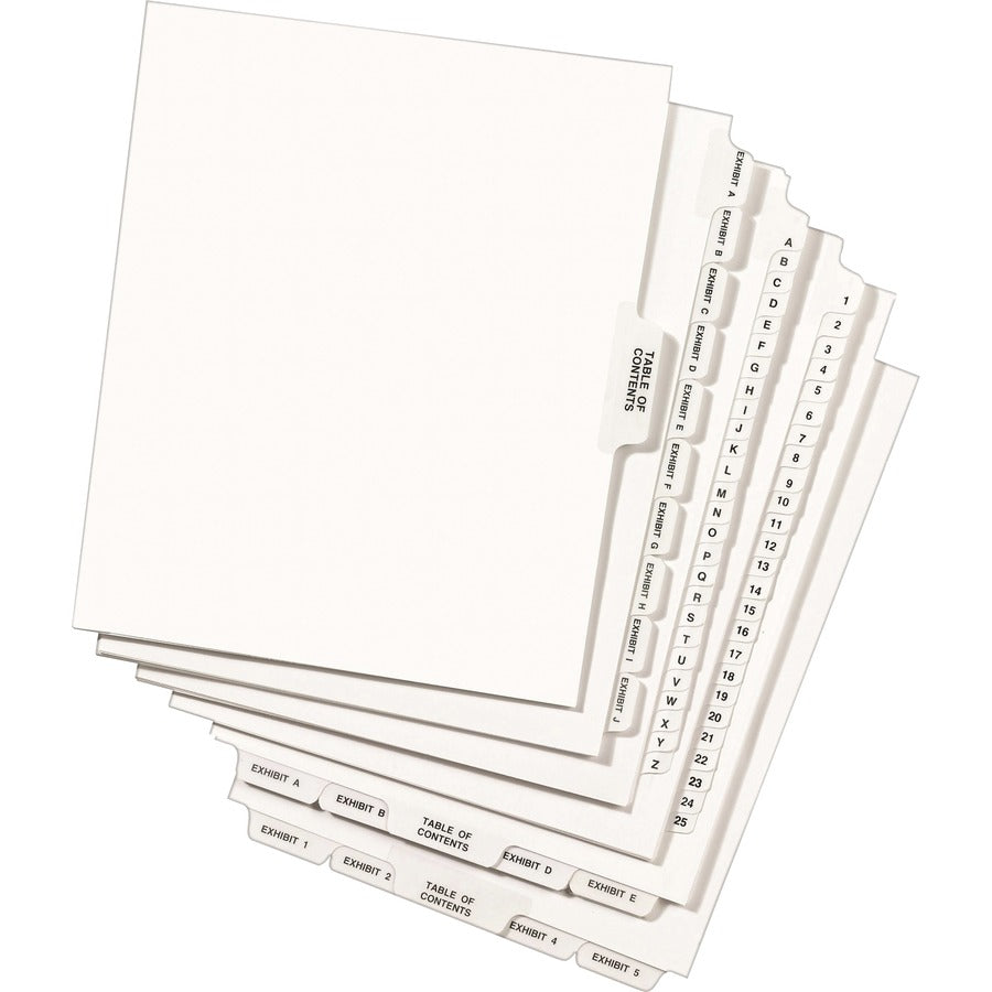 Avery® Individual Legal Exhibit Dividers - Avery Style