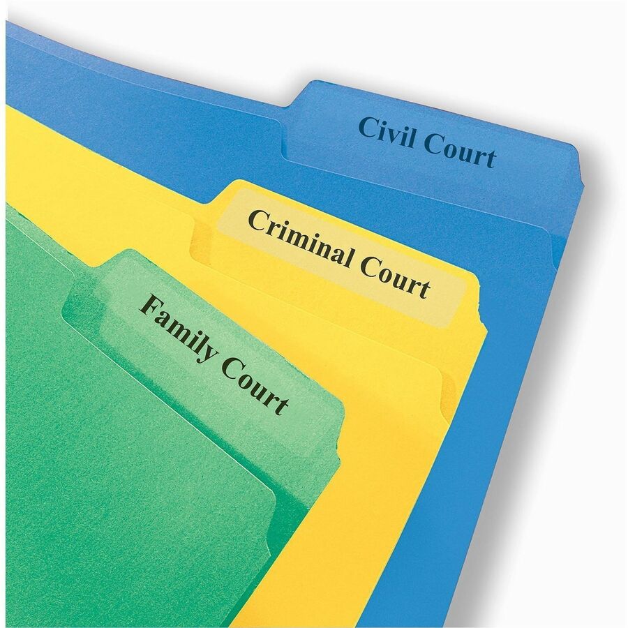 Avery® Clear Top Tab Filing Labels