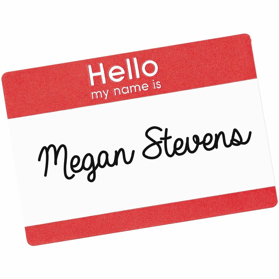 Avery® Border Print/Write Hello Name Badges