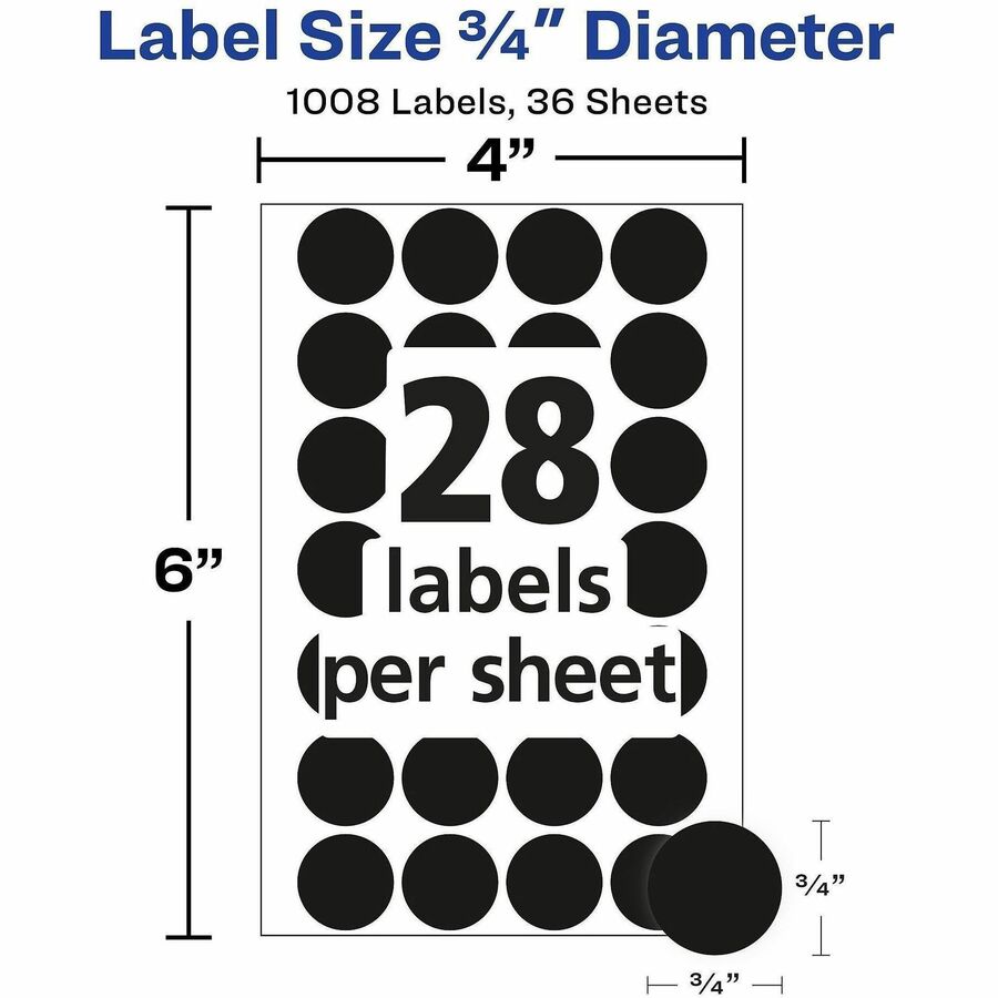 Avery® Color-Coding Labels