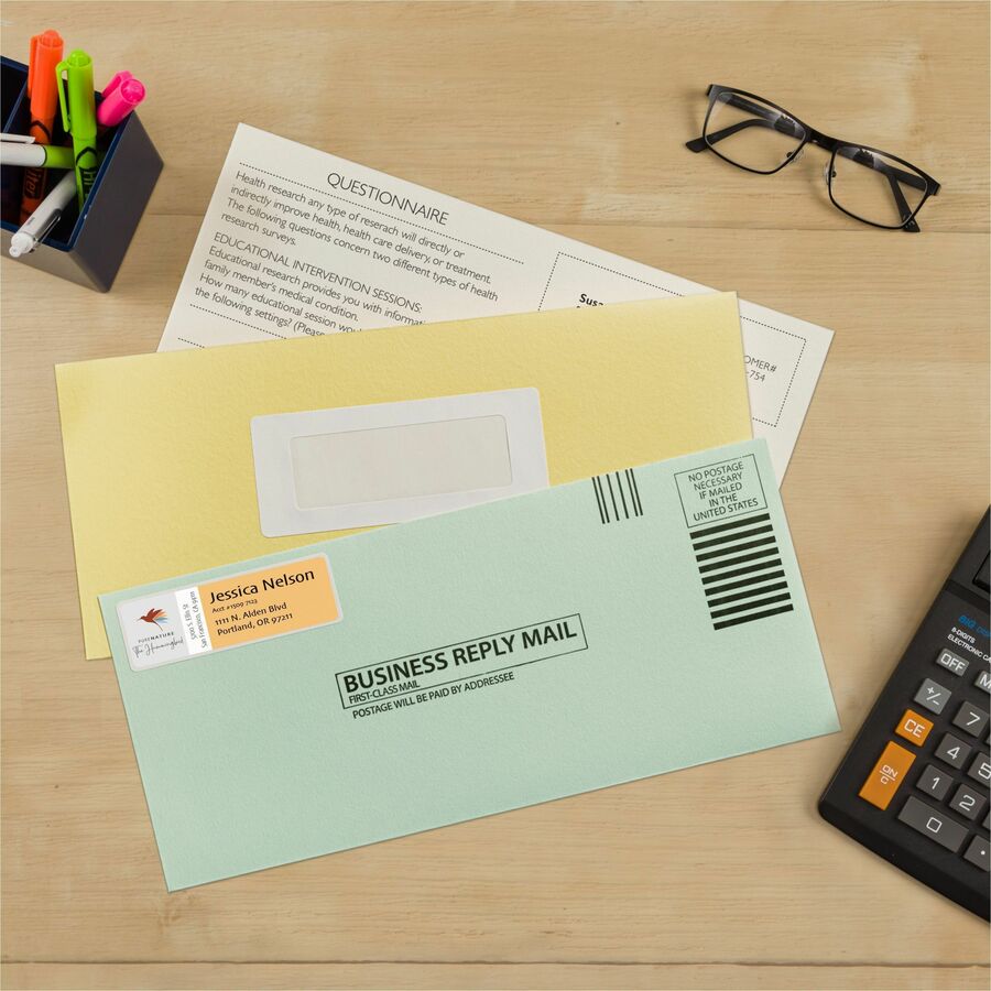 Avery® Send & Reply Piggyback Labels