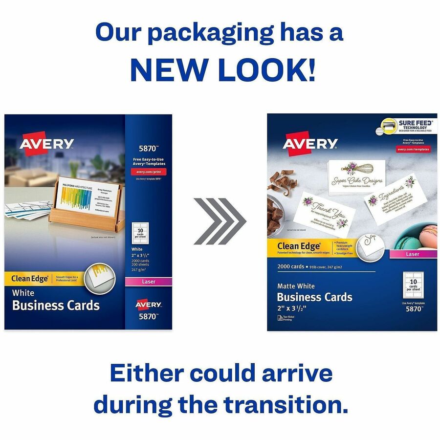 Avery® Clean Edge Business Cards