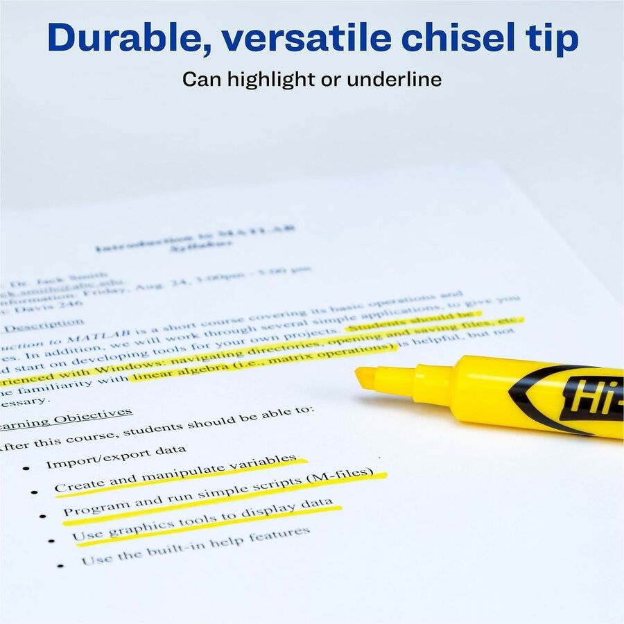 Avery® Desk Style Highlighters