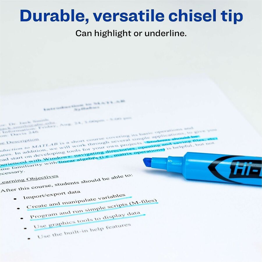 Avery® Desk Style Highlighters