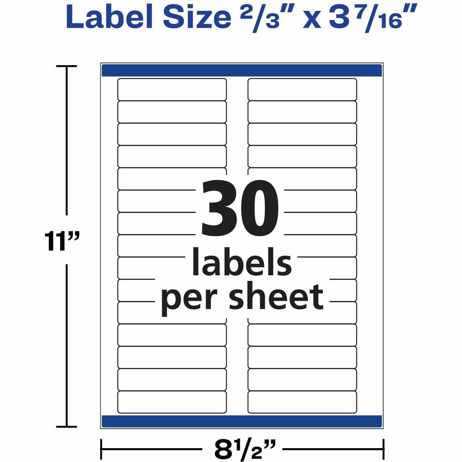 Avery® Removable File Folder Labels