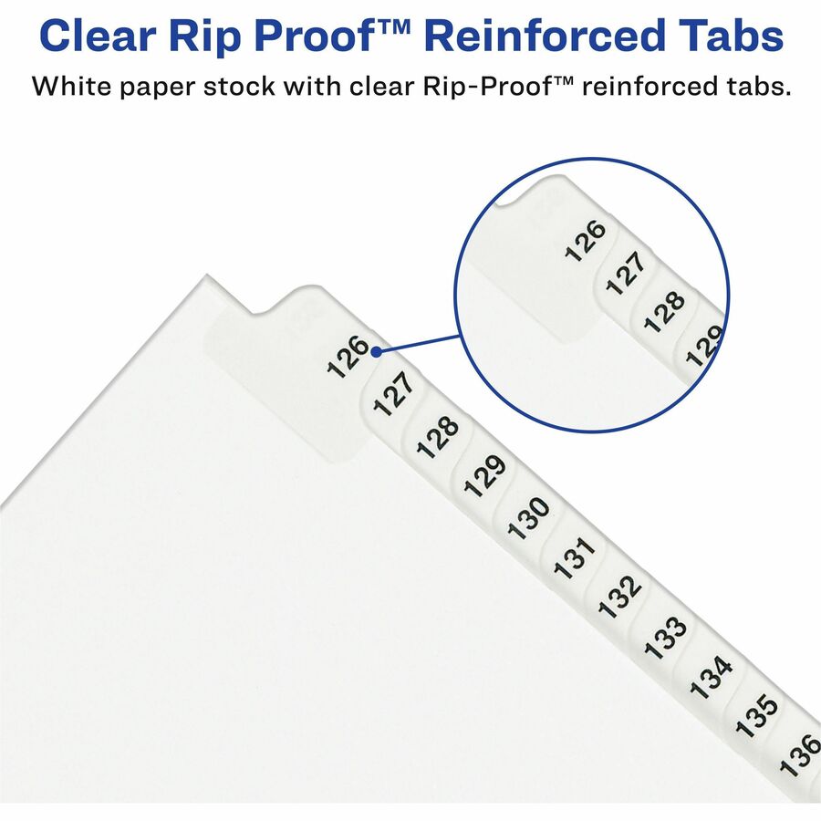 Avery® Premium Collated Legal Exhibit Dividers with Table of Contents Tab - Avery Style