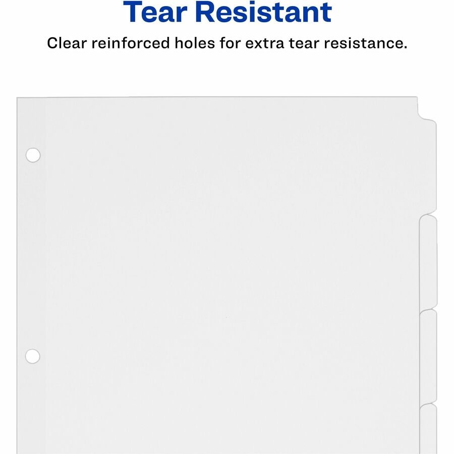 Avery® Plain Tab Write-On Dividers